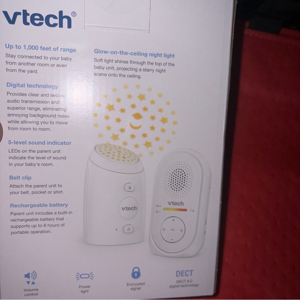 VTech White Digital Audio Monitor - Picture 3 of 6
